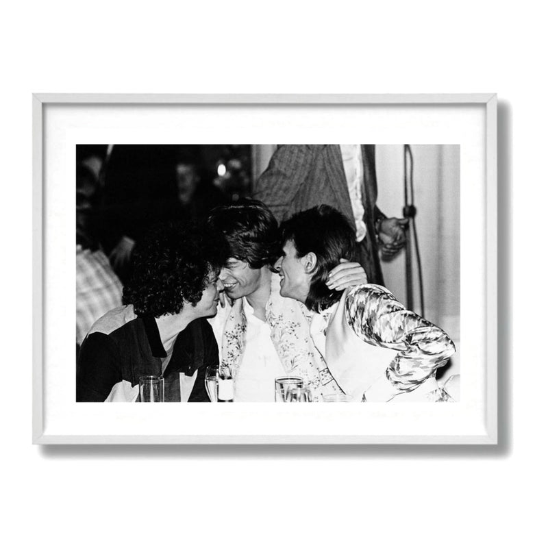 Lou Reed, Mick Jagger, David Bowie, Cafe Royale, London 1973