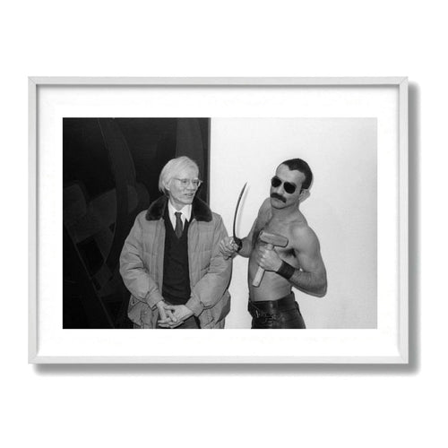 Andy Warhol and Victor Hugo, 1977