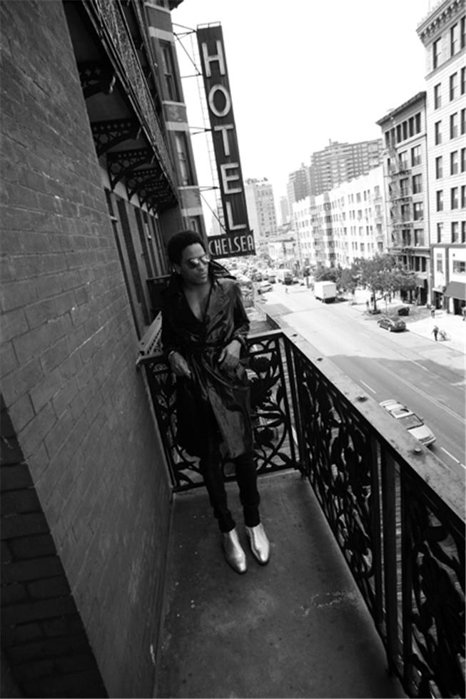 Lenny Kravitz At The Chelsea Hotel, NYC, 2015
