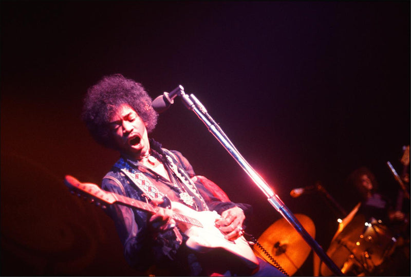 Jimi Hendrix, Winterland, 1968 - LA MAISON REBELLE, color print, signed, numbered, allan tannenbaum, fine art photography, gallery, los angeles, visual art, painting, home decor, interior design, rock n roll, vintage, print.