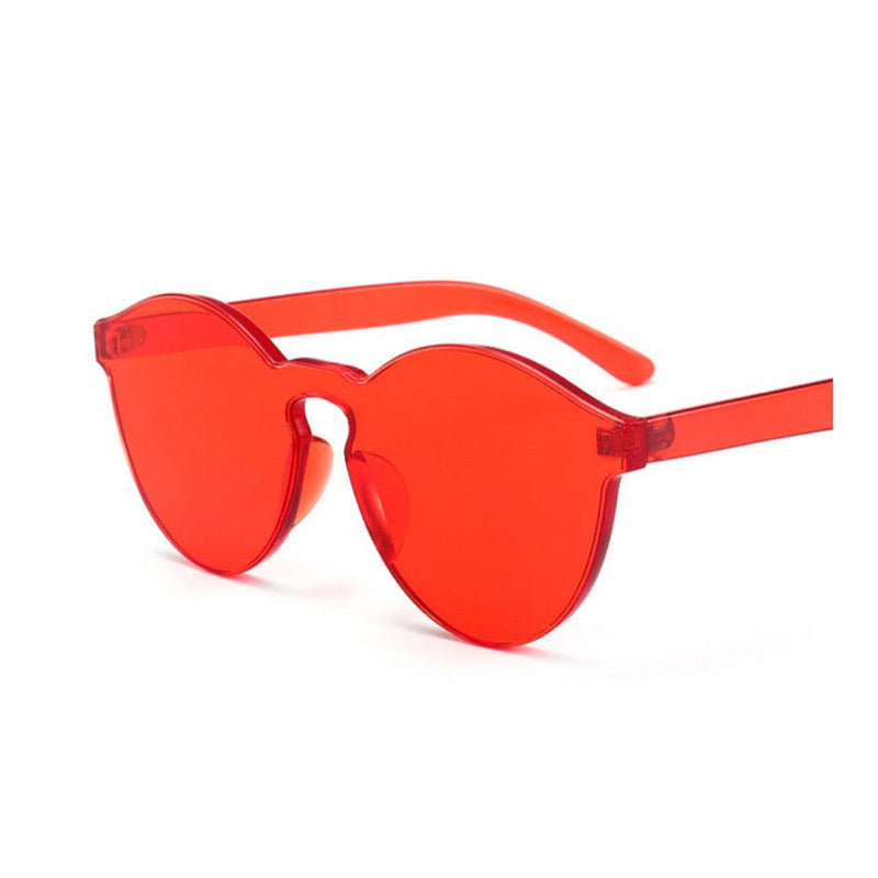 Candy Colored Rimless Sunglasses – LA MAISON REBELLE